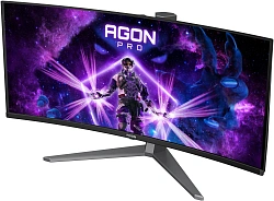 Монитор AOC 34" Agon Pro AG346UCD черный QD OLED LED 21:9 HDMI M/M матовая HAS Piv 1500000:1 250cd 178гр/178гр 3440x1440 175Hz FreeSync Premium DP WQ HD 2K (1440p) USB 10.82кг