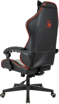 Кресло игровое A4Tech Bloody GC-780 черный сиденье черный кожзам с подголов. крестов. металл черный пластик черный (комплект 1шт)