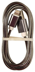 Кабель Premier 6-703M2 1.0BK USB (m)-Lightning (m) 1м черный пакет