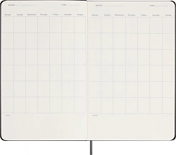 Еженедельник Moleskine CLASSIC WKNT Large 130х210мм недатир. 288 черный
