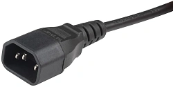 Шнур питания Hyperline PWC-IEC13A-IEC14-1.8-BK C13-С14 проводник.:3x0.75мм2 1.8м 250В 10А (упак.:1шт) черный