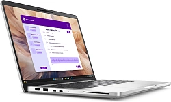 Ноутбук Dell Pro 14 Plus Core Ultra 7 265U 16Gb SSD1Tb Intel Graphics 14" IPS FHD+ (1920x1200) Linux grey WiFi BT Cam (PRO14PL-5655)