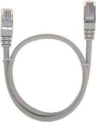 Патч-корд Rexant 02-0110-05 F/UTP RJ-45 вил.-вилка RJ-45 кат.5E 0.5м серый LSZH