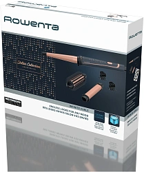 Мульти-Стайлер Rowenta CF4211F0 35Вт черный макс.темп.:190С покрытие:керамическое (1830009053)