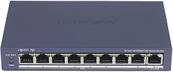 Коммутатор Hikvision DS-3E1309P-EI/M 8x100Мбит/с 1x1Гбит/с 8PoE+ 110W управляемый
