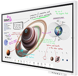 Панель Samsung 65" WM65B Flip Chart Pro белый LED 8ms 16:9 HDMI M/M матовая 350cd 178гр/178гр 3840x2160 4K USB 39.7кг