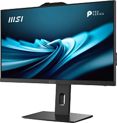 Моноблок MSI Pro AP242P 14M-1213RU 23.8" Full HD i5 14400 (2.5) 16Gb SSD512Gb UHDG 730 Windows 11 Pro GbitEth WiFi BT 120W клавиатура мышь Cam черный 1920x1080