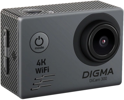Экшн-камера Digma DiCam 300 серый