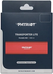Накопитель SSD Patriot USB-C 4TB PTPL4TBPEC Lite Transporter красный