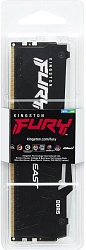 Память DDR5 32GB 5600MHz Kingston KF556C40BB2A-32 Fury Beast Black Expo RGB RTL Gaming PC5-44800 CL40 DIMM 288-pin 1.25В single rank с радиатором Ret