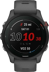 Смарт-часы Garmin Forerunner 255 1.3" корп.черный рем.темно-серый (010-02641-10)