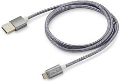 Кабель Buro BHP LGHT+MCR USB (m)-Lightning (m)/micro USB (m) 1м серый