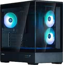 Корпус Zalman P30 V2 черный без БП mATX 1x80mm 3x120mm 1xUSB2.0 1xUSB3.0 audio bott PSU