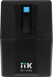 Источник бесперебойного питания ITK Electra EET-0800VA-1-001 480Вт 800ВА черный