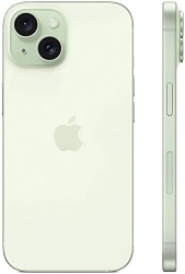 Смартфон Apple A3090 iPhone 15 128Gb зеленый моноблок 3G 4G 1Sim 6.1" 1179x2556 iOS 17 48Mpix 802.11 a/b/g/n/ac/ax NFC GPS GSM900/1800 Protect