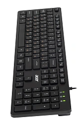 Клавиатура Acer OKW122 черный USB Multimedia (ZL.KBDEE.00C)