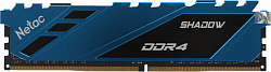 Память DDR4 8GB 3600MHz Netac NTSDD4P36SP-08B Shadow RTL Gaming PC4-28800 CL18 DIMM 288-pin 1.35В Intel с радиатором Ret