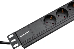 Блок распределения питания Rexant 04-0305-1 гор.размещ. 9xSchuko базовые 10A C14 2м