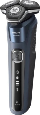 Бритва роторная Philips S5885/10 реж.эл.:3 питан.:аккум. темно-синий