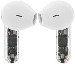Гарнитура внутриканальные JBL Tune Flex Ghost белый беспроводные bluetooth в ушной раковине (JBLTFLEXGWHTCN)