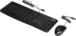 Клавиатура + мышь Logitech MK120 клав:черный мышь:черный/серый USB (920-002589)
