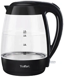 Чайник электрический Tefal KO450832 (8010000465) 1.7л. черный корпус: стекло/пластик (8010001400)