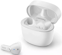 Гарнитура вкладыши Philips TAT2236WT/00 белый беспроводные bluetooth в ушной раковине