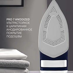 Утюг Polaris PIR 3074 SG AA 3000Вт белый/голубой