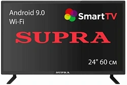Телевизор LED Supra 24" STV-LC24ST0080W черный HD 60Hz DVB-T DVB-T2 DVB-C DVB-S DVB-S2 USB WiFi Smart TV (RUS)