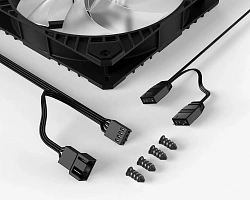 Вентилятор для корпуса ID-Cooling WF-14025-XT ARGB 140х140x25 черный 4-pin 31.2дБ (WF-14025-XT ARGB) Ret