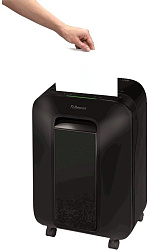 Шредер Fellowes PowerShred LX200 черный (секр.P-4) фрагменты 12лист. 22лтр. скрепки скобы пл.карты