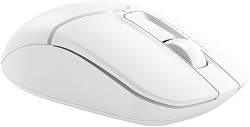 Мышь A4Tech Fstyler FB12S белый оптическая 1200dpi silent беспров. BT/Radio USB 2but (FB12S USB WHITE)