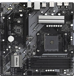 Материнская плата Asrock B550M PHANTOM GAMING 4 Soc-AM4 AMD B550 4xDDR4 mATX AC`97 8ch(7.1) GbLAN RAID+HDMI+DP