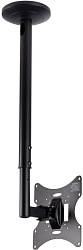 Кронштейн для телевизора Arm Media LCD-1000 черный 10"-37" макс.30кг потолочный поворот и наклон