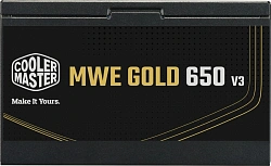 Блок питания Cooler Master ATX 650W Gold V3 Gen.5 80+ gold 24pin APFC 120mm fan 12xSATA RTL