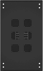 Шкаф серверный NTSS Премиум (NTSS-R42U80100GS-BL) напольный 42U 800x1000мм пер.дв.стекл металл 900кг черный 910мм 160кг 1987мм IP20 сталь