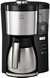 Кофеварка капельная Melitta Look V Therm Timer Black Filter 1000Вт черный/нержавеющая сталь