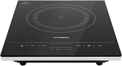 Плита Индукционная Hyundai HYC-0111 черный/серебристый закаленное стекло (настольная)