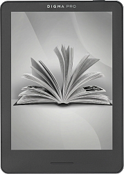 Электронная книга Digma pro MOON 6 6" E-Ink Carta 758x1024 1.8Ghz 1Gb/32Gb/SD/microSDHC/подсветка дисплея темно-серый
