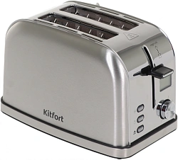 Тостер Kitfort КТ-2036-6 950Вт серебристый