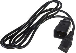 Шнур питания Lanmaster LAN-PP13/20-2.0-BK C13-C20 проводник.:3x0.75мм2 2м 220В 10А черный