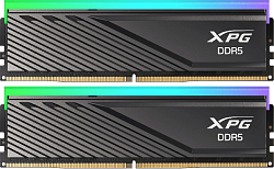 Память DDR5 2x16GB 6000MHz A-Data AX5U6000C3016G-DTLABRBK XPG Lancer Blade RGB RTL Gaming PC5-48000 CL30 DIMM ECC 288-pin 1.35В kit dual rank с радиатором Ret