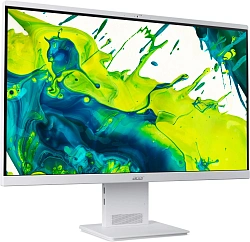 Моноблок Acer Aspire S27B-UGMTL-H 27" Full HD Core Ultra 7 155H (1.4) 16Gb SSD512Gb Arc graphics Eshell GbitEth WiFi BT 90W клавиатура мышь Cam белый 1920x1080