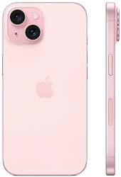 Смартфон Apple A3090 iPhone 15 256Gb розовый моноблок 3G 4G 1Sim 6.1" 1179x2556 iOS 17 48Mpix 802.11 a/b/g/n/ac/ax NFC GPS GSM900/1800 Protect