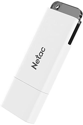 Флеш Диск Netac 32GB U185 NT03U185N-032G-32WH USB3.0 белый