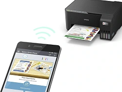 МФУ струйный Epson EcoTank L3252 (103) (C11CJ67424/C11CJ67423) A4 WiFi черный