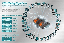 Батарея аккумуляторная Sturm! SBP1804 18В 4Ач Li-Ion