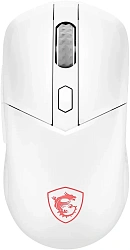 Мышь MSI Versa 300 W белый оптическая 26000dpi беспров. BT/Radio USB 6but (S12-4301620-CLA)