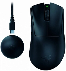 Мышь Razer DeathAdder V4 Pro черный оптическая 14000dpi беспров. BT/Radio USB (RZ01-05330100-R3G1)