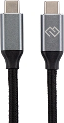 Кабель Digma D-TYPE-C-USB3.2-100W-4K-3M USB Type-C (m)-USB Type-C (m) 3м черный